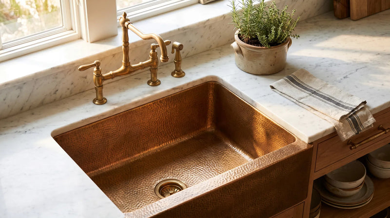 The Hammered Sink: Where Function Meets Sculpture