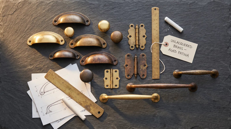 Beyond the Faucet: Brass Cabinet Hardware That Completes the Kitchen