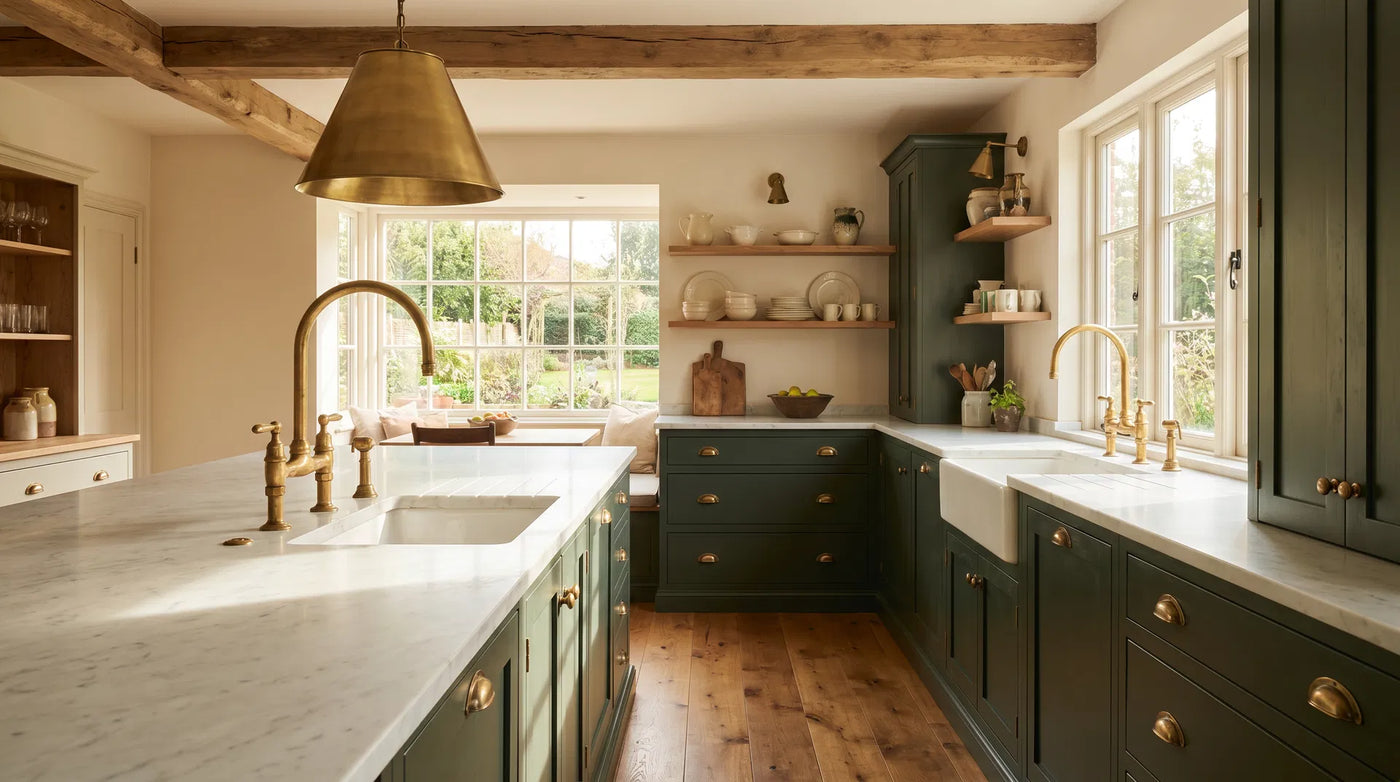 Five Kitchens That Prove Unlacquered Brass Is the New Standard