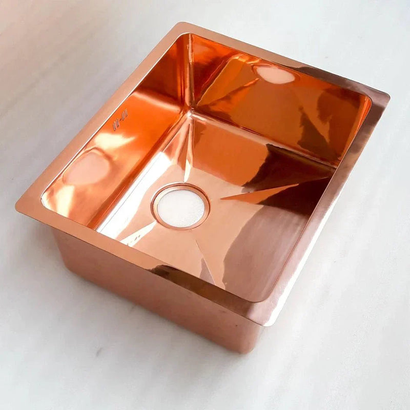 International Shipping Guide for Brass Fixtures featuring Smooth Copper Kitchen Island Sink