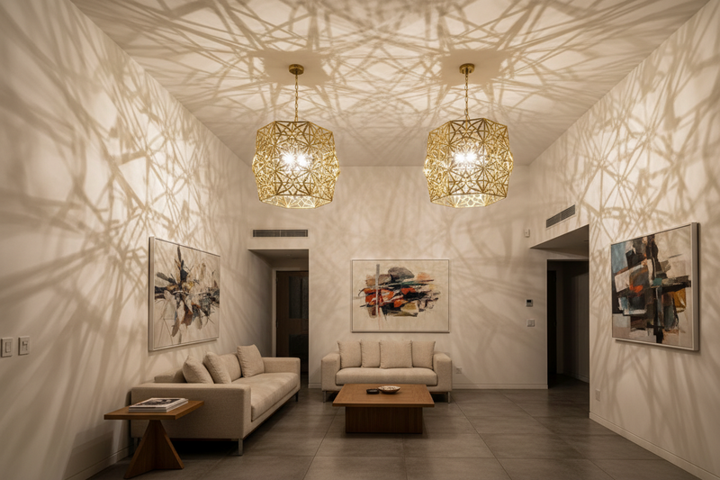Brass Ceiling Shadow Lights