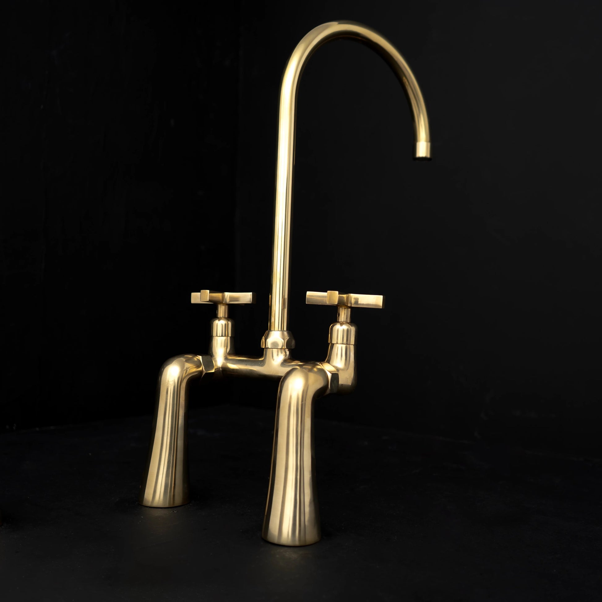Verve Bridge Kitchen Faucet - Brass For Homes - 