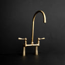 Harmony Brass Bridge Kitchen Faucet - Brass For Homes - 