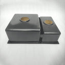 Workstation Sink Double Bowl - Brass For Homes - 