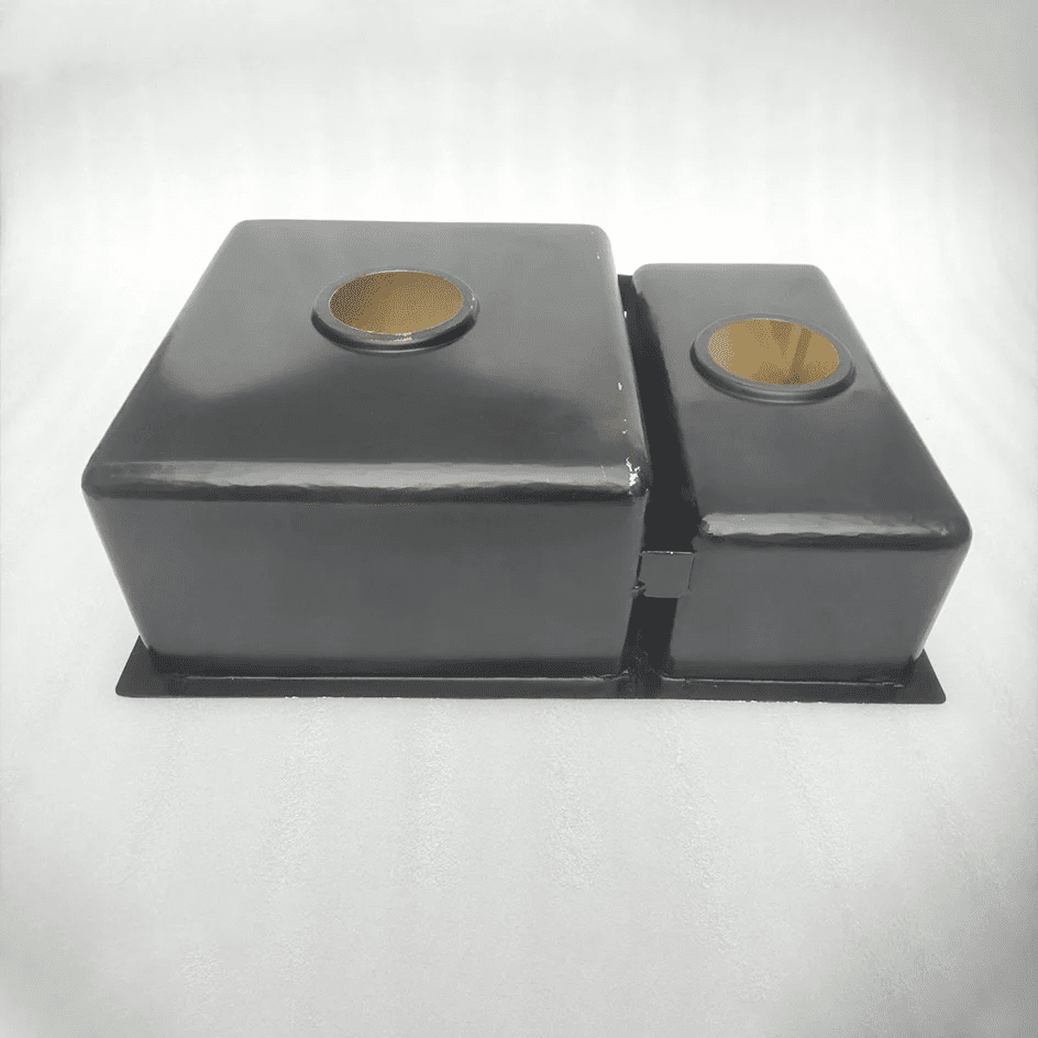 Workstation Sink Double Bowl - Brass For Homes - 