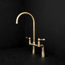 Harmony Brass Bridge Kitchen Faucet - Brass For Homes - 