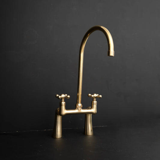 Prestige Bridge Kitchen Faucet - Brass For Homes - 