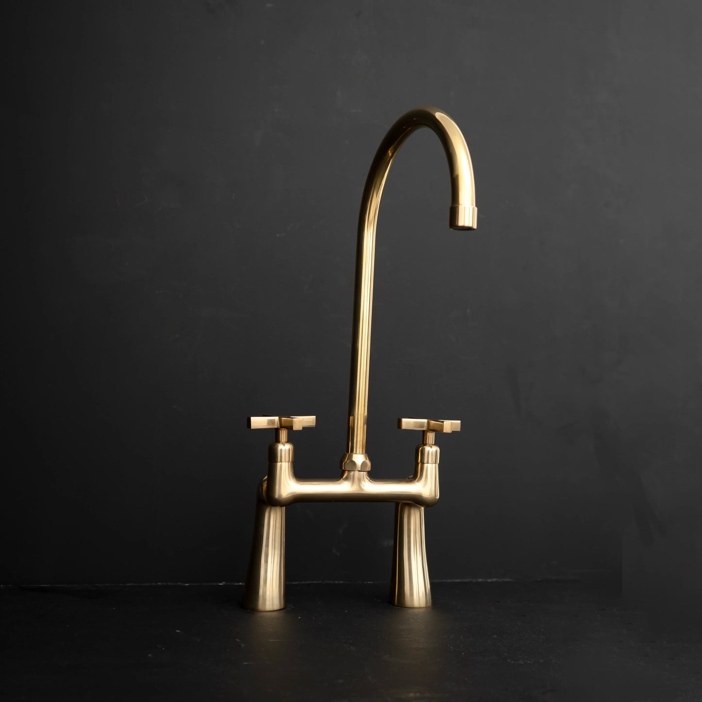 Verve Bridge Kitchen Faucet - Brass For Homes - 