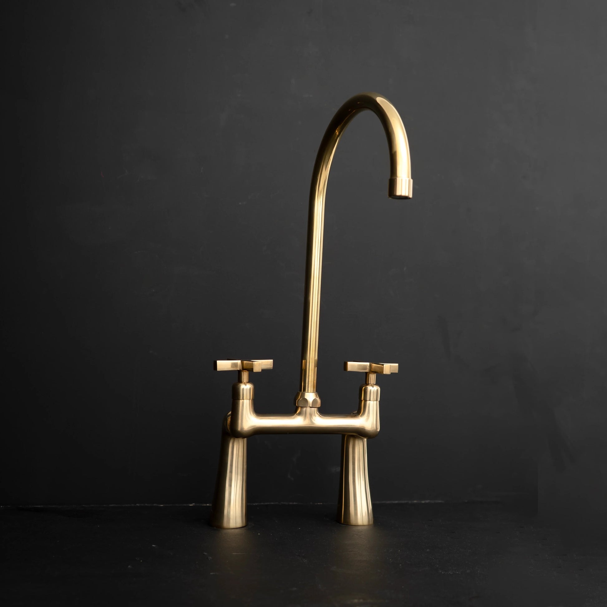 Verve Bridge Kitchen Faucet - Brass For Homes - 