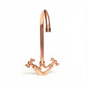 Copper Gooseneck Faucet - Brass For Homes - Bathroom - faucets - top - 1 - 10 - pmax