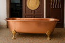 Antique Brass Hammered Bathtub Bathtub detail view 3