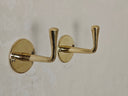Unlacquered Brass Handmade Coat Rack bathroom hardware for bathrooms, powder rooms, towel storage, and coordinated fixture sets - view 4