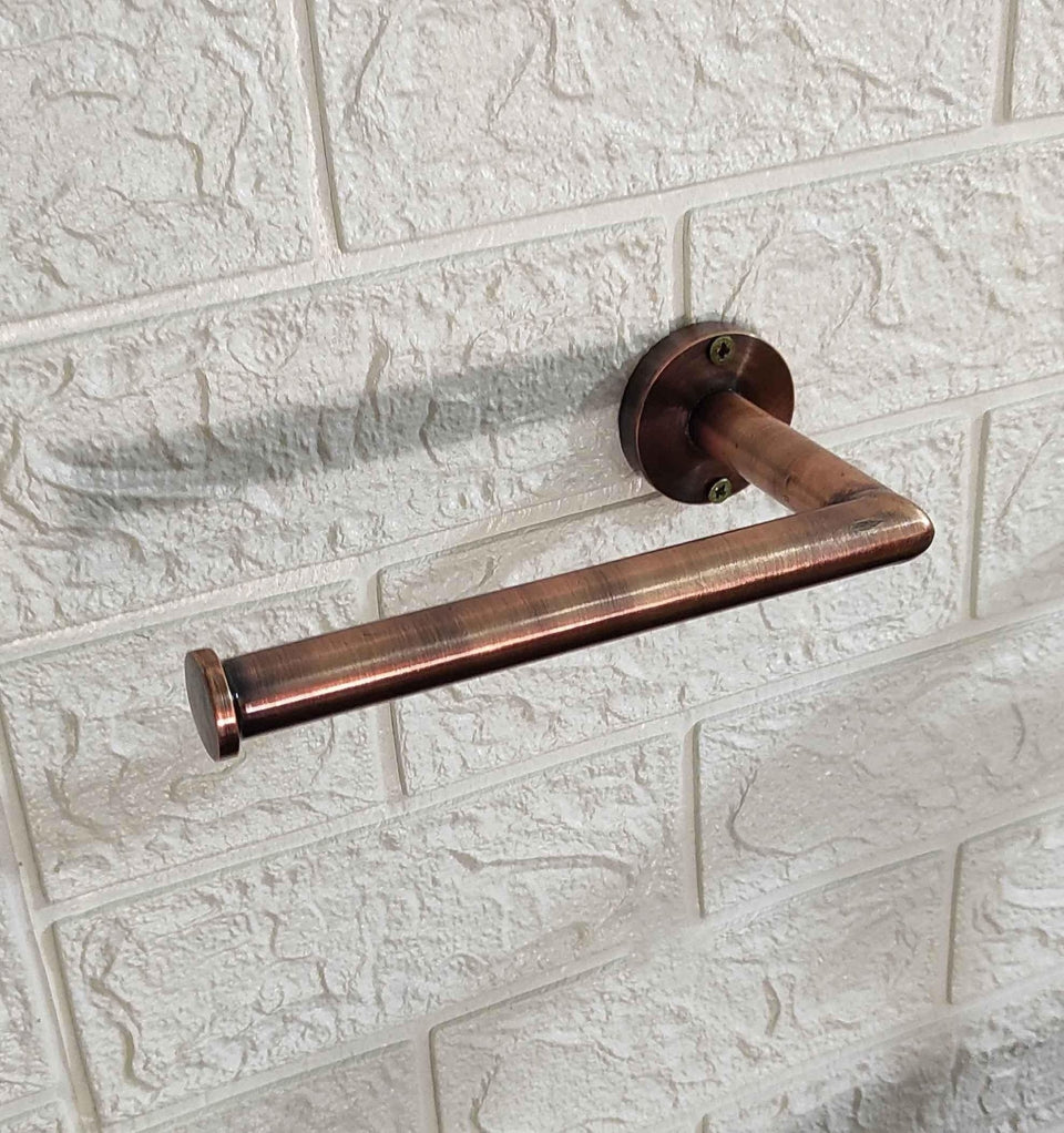 Bathroom Toilet Paper Holder Brushed Copper Bathroom Hardware product photo