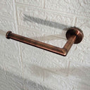 Bathroom Toilet Paper Holder Brushed Copper bathroom hardware for bathrooms, powder rooms, towel storage, and coordinated fixture sets - view 5