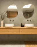 Blob Mirror - Unlacquered Solid Brass Mirrors detail view 6