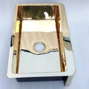 Cascade Farmhouse Sink - Brass For Homes - 