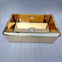 Cascade Farmhouse Sink - Brass For Homes - 