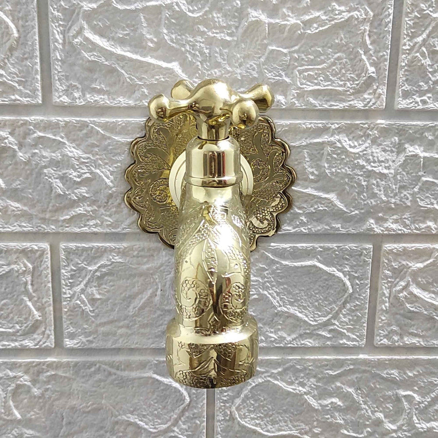 Single Hole Wall Mounted Faucet wall mount faucet for wall-mounted sink layouts, bathrooms, kitchens, and compact wash spaces - view 1