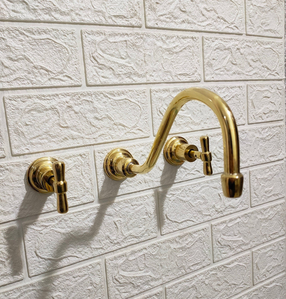 Wall Mounted Sink Faucet for Kitchens and Bathrooms Sinks product photo