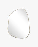 Brassy Gold Organik Mirror - Unlacquered Solid Brass Mirrors product photo