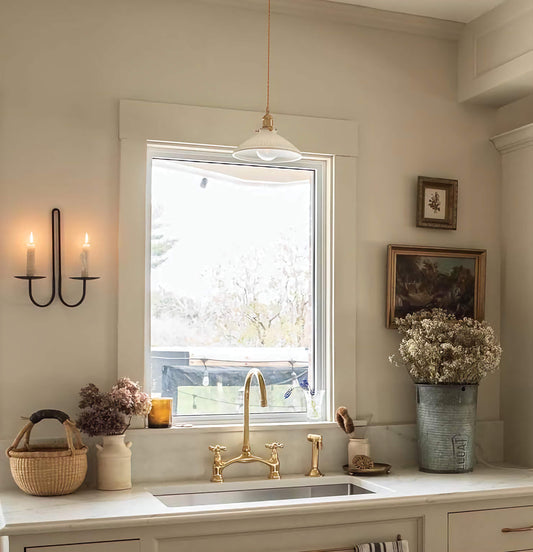 Victorian Bridge Faucet - Brass For Homes - Kitchen - faucets - top - 1 - 10 - pmax