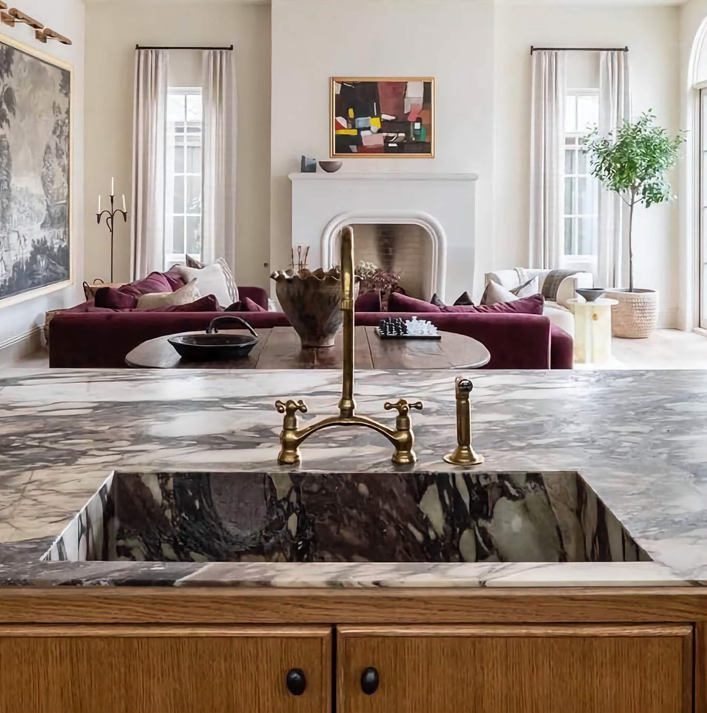 Victorian Bridge Faucet - Brass For Homes - Kitchen - faucets - top - 1 - 10 - pmax