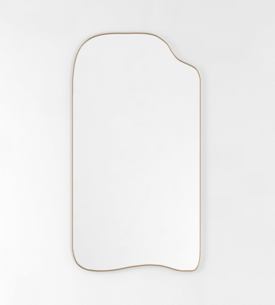 Brody Full Length Mirror - Unlacquered Solid Brass Mirrors product photo