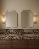 Brody Jr. Mirror - Unlacquered Solid Brass Mirrors detail view 3