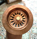 Copper Kitchen Sink Drainer sink for kitchens, bars, powder rooms, vanities, and statement wash areas - view 2