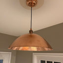 Hammered Copper Dome Pendant Light — Solid Copper Moroccan Ceiling Lamp Pendant Lighting product photo