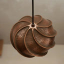 Handcrafted Copper Dome Pendant Lamp – Rustic Farmhouse Ceiling Light pendant light for kitchen islands, dining rooms, vanities, and warm artisan interiors - view 3