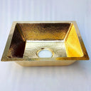 Handcrafted Hammered Unlacquered Brass Kitchen Sink - Brass For Homes - 