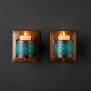 Handcrafted Polished Copper Wall Sconce – Moroccan Artisan Light pendant light for kitchen islands, dining rooms, vanities, and warm artisan interiors - view 2