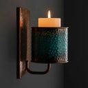 Handcrafted Polished Copper Wall Sconce – Moroccan Artisan Light pendant light for kitchen islands, dining rooms, vanities, and warm artisan interiors - view 5