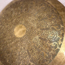 Handcrafted Round Brass Wall Light – Moroccan Engraved Sconce Pendant Lighting detail view 3