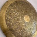 Handcrafted Round Brass Wall Light – Moroccan Engraved Sconce Pendant Lighting detail view 4