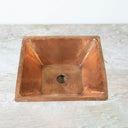 Handcrafted Undermount Hammered Copper Sink - Brass For Homes - Shower Faucet