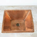 Handcrafted Undermount Hammered Copper Sink - Brass For Homes - Shower Faucet