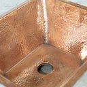 Handcrafted Undermount Hammered Copper Sink - Brass For Homes - Shower Faucet