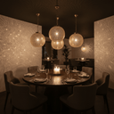 Close-up of pierced brass globe pendant light showing artisan detail – Brass For Homes
