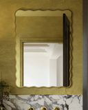 Hermosa Wall Mirror - Unlacquered Solid Brass Mirrors detail view 2