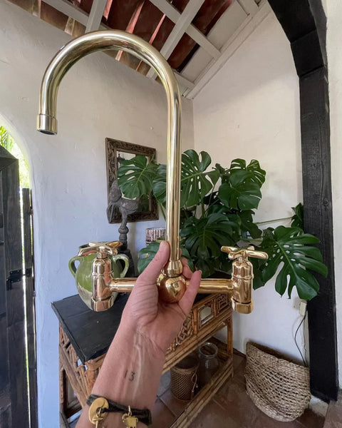 Zen Brass Kitchen Faucet - Brass For Homes - Kitchen - faucets - top - 1 - 10 - pmax