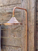 Luxury Unlacquered Solid copper shower, outdoor shower shower system for primary bathrooms, guest bathrooms, walk-in showers, and classic bath renovations - view 4