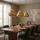 Moroccan Brass Pendant Light – Handcrafted Engraved Ceiling Lamp Pendant Lighting detail view 5