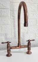 Moroccan Copper Bridge Faucet Kitchen Faucets Kitchen Faucets detail view 4