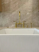 Mykonos Bridge Faucet Set - Brass For Homes - 