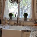 Oil Rubbed Bronze Kitchen Bridge Faucet Vectorian Style - Brass For Homes - kitchen - faucets