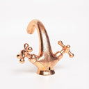 Engraved Copper Bathroom Faucet - Brass For Homes - Faucet