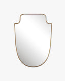 Shelda Gold Wall Mirror - Unlacquered Solid Brass Mirrors product photo