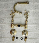 Short Reach Wall Mounted Kitchen Faucet kitchen faucet for kitchen sinks, prep sinks, bridge faucet layouts, and farmhouse kitchens - view 1